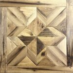 Quadrotta Versailles in rovere antico bisellata a mano con finitura ad effetto naturale