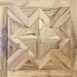 Quadrotta in rovere antico bisellata a mano con finitura ad effetto naturale 600x600mm